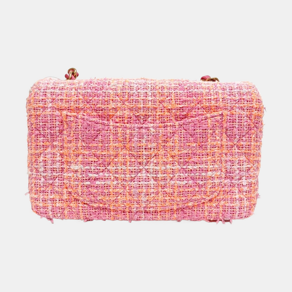 CLASSIC FLAP Mini Quilted Wool Red
