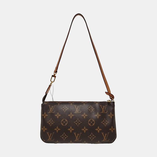ACCESSOIRES GM Monogram Coated Canvas Brown