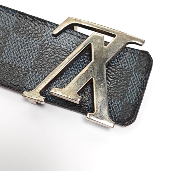 Coated Canvas Belt Blue