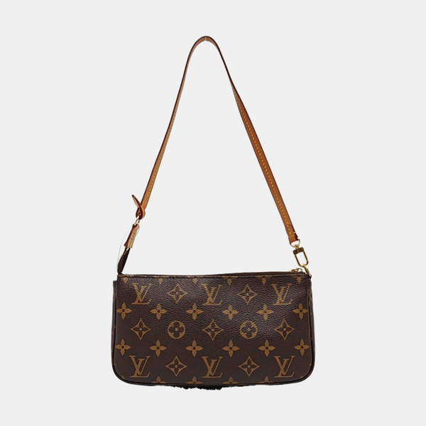 ACCESSOIRES Monogram Coated Canvas Brown