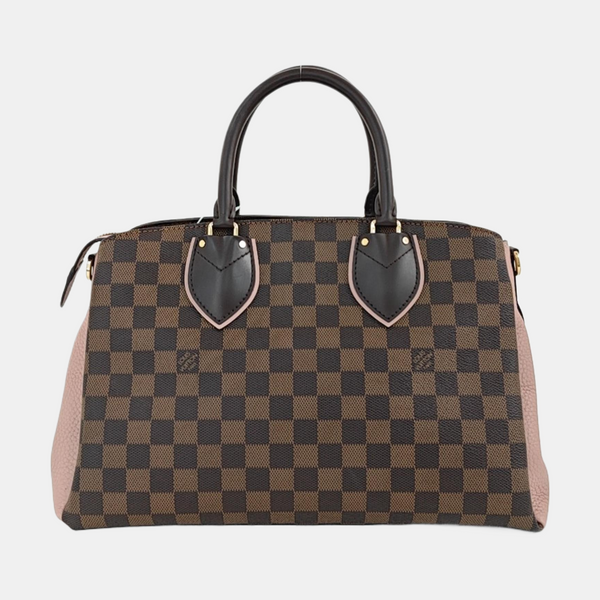 NORMANDY Damier Ebene Coated Canvas Brown