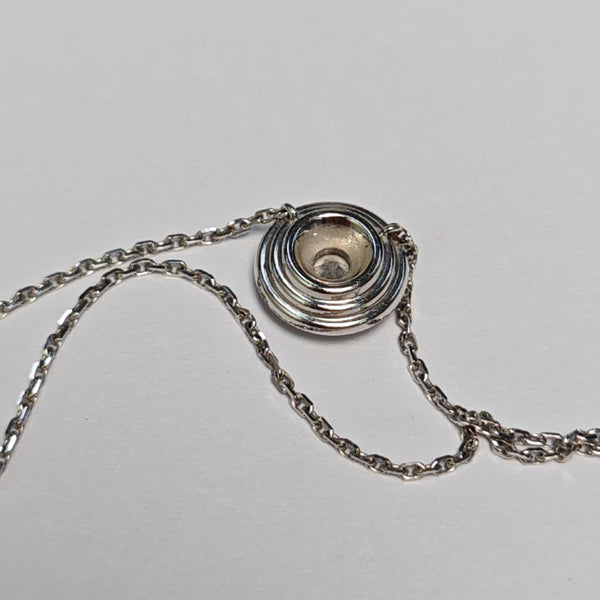 CARTIER D'AMOUR 18k White Gold Silver Necklace