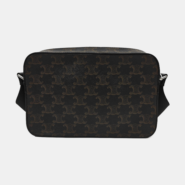 Authenticated pre-owned TRIOMPHE CANVAS Small Coated Canvas Brown - Shoulder Bag at Looply