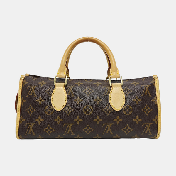 POPINCOURT Monogram Coated Canvas Brown