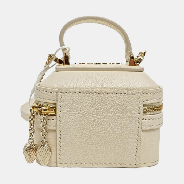 Calfskin Shoulder Bag White