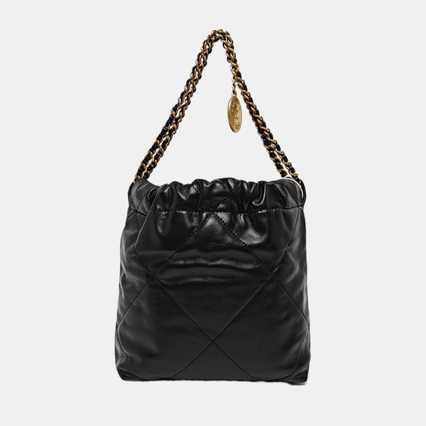 CHANEL 22 Mini Quilted Calfskin Black