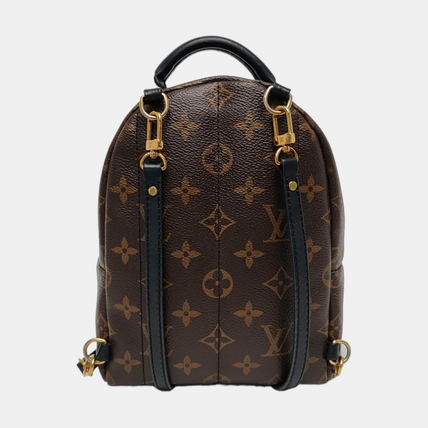 PALM SPRINGS Mini Monogram Coated Canvas Brown
