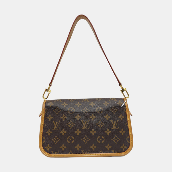 DIANE Monogram Coated Canvas Brown