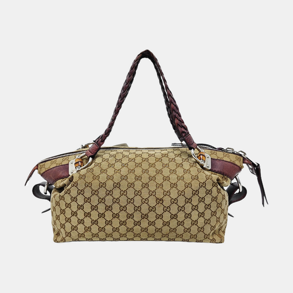 Bamboo 1947 Medium Monogram Canvas Beige