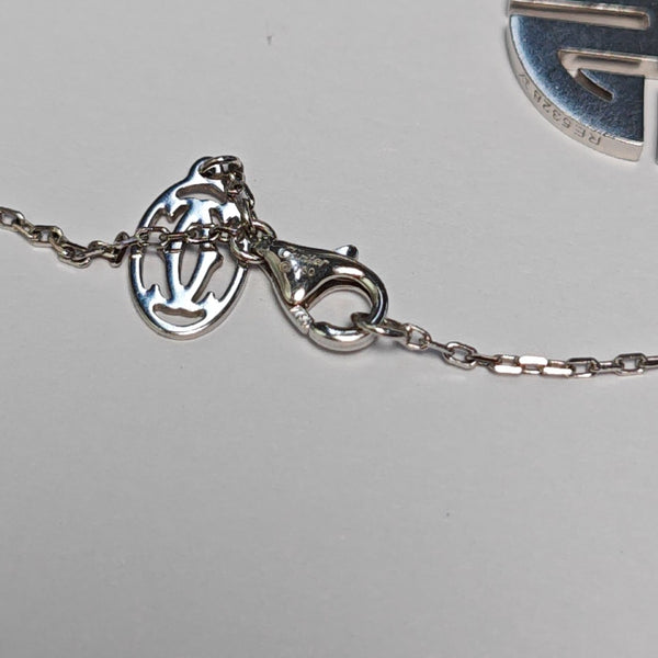 18k White Gold Silver Necklace