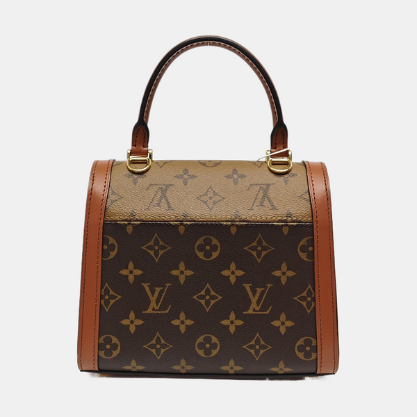 DAUPHINE Monogram Coated Canvas Brown