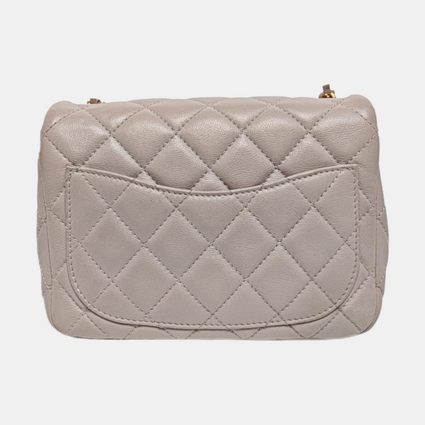 CLASSIC FLAP Mini Quilted Lambskin Pink