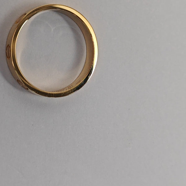 Anillo LOVE de oro de 18k, talla europea 51