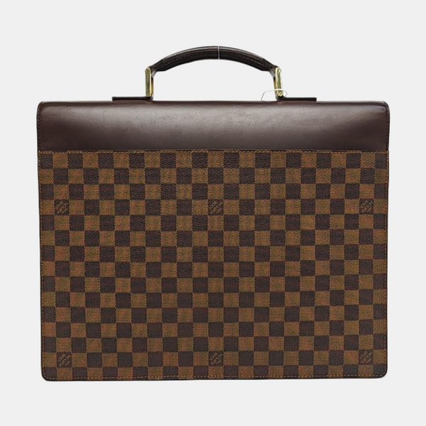ALTONA PM Damier Ebene Coated Canvas Brown