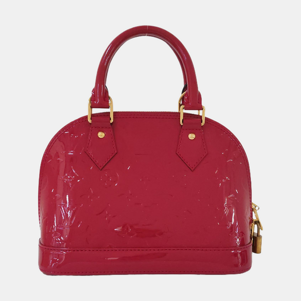 Authenticated pre-owned ALMA BB Patent Leather Pink - Shoulder Bag at Looply