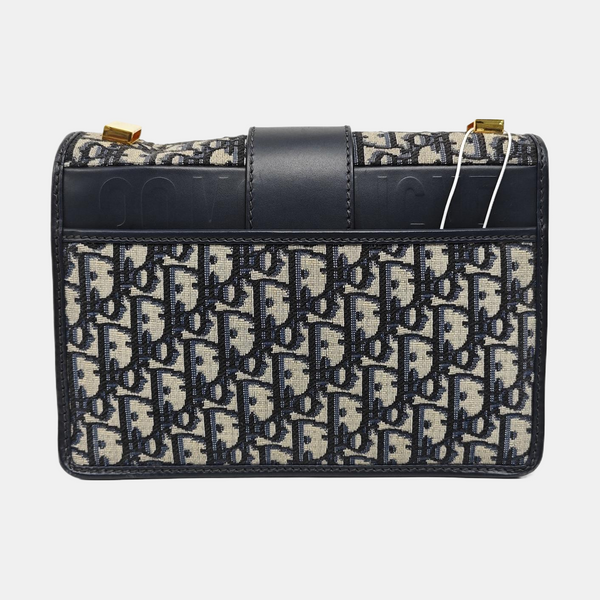 30 Montaigne Oblique Canvas Blue