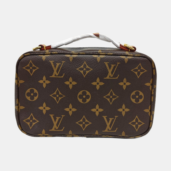UTILITY Monogram Coated Canvas Brown