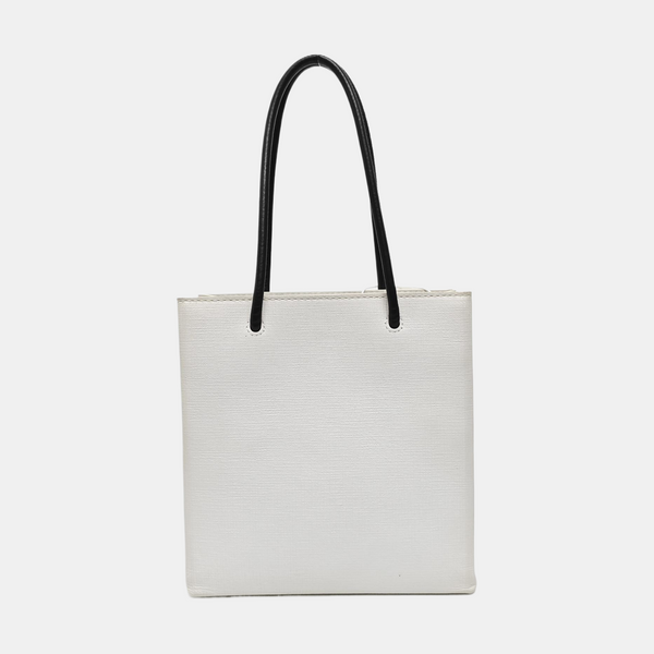 Shopping Bag Super Mini Calfskin White