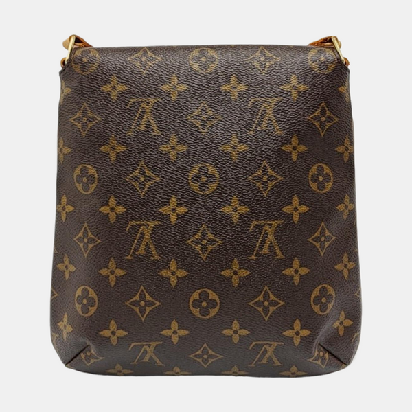 MUSETTE TANGO Monogram Coated Canvas Brown