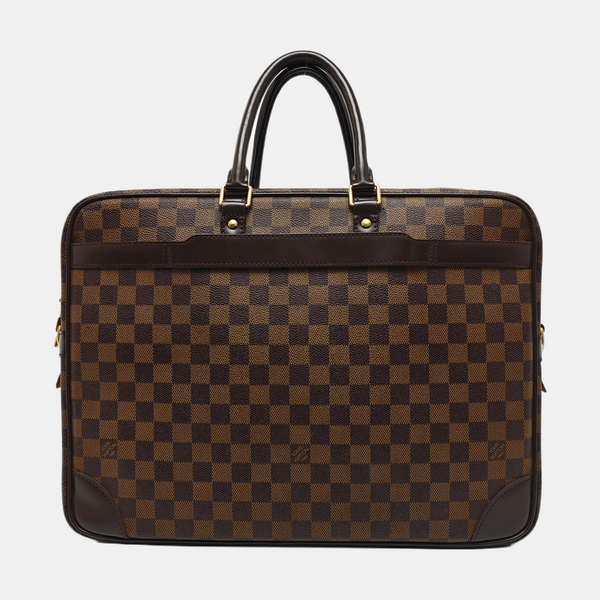 PORTE-DOCUMENTS GM Damier Ebene Coated Canvas Brown