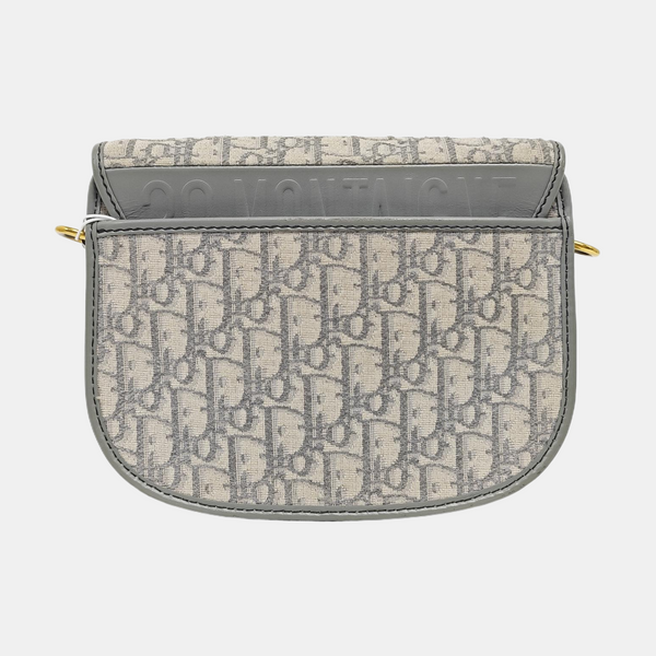 Bobby Medium Oblique Canvas Gray