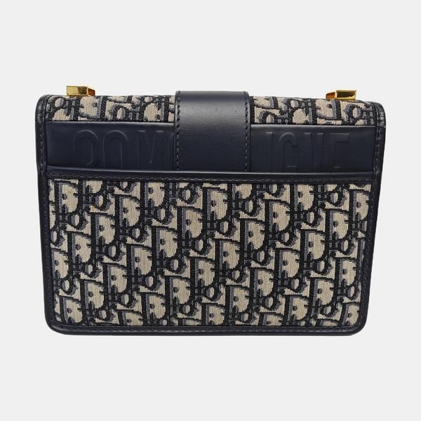 30 Montaigne Oblique Canvas Blue