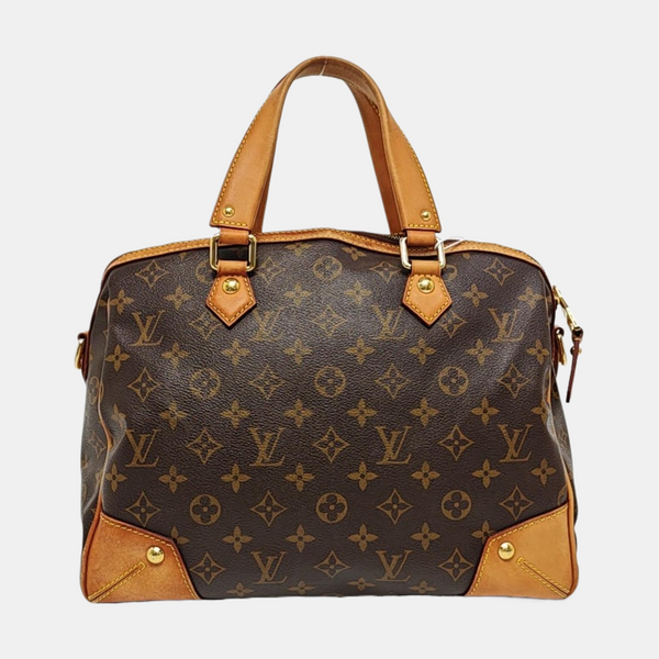 RETIRO NM Monogram Coated Canvas Brown