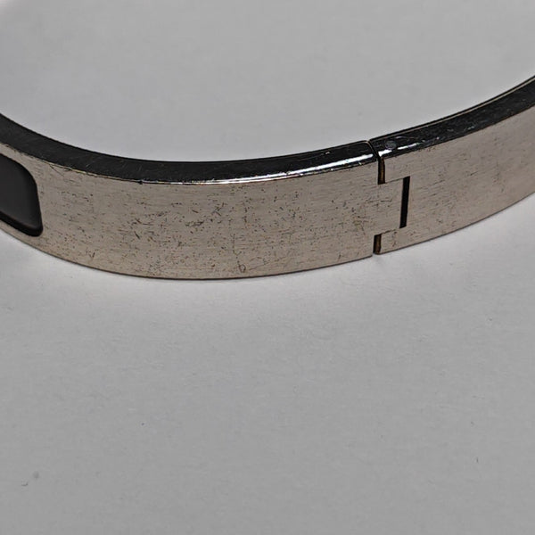 Clic Hh Metal Silver Bangle