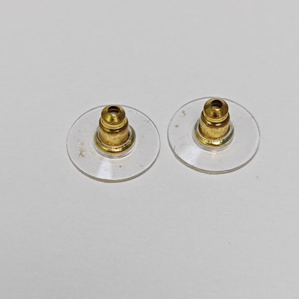 CC Logo Metal Gold Earrings