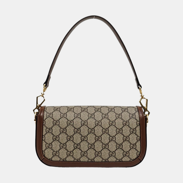 Horsebit 1955 Medium Monogram Coated Canvas Black