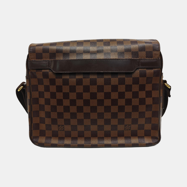 SHELTON MM Damier Ebene Coated Canvas Brown
