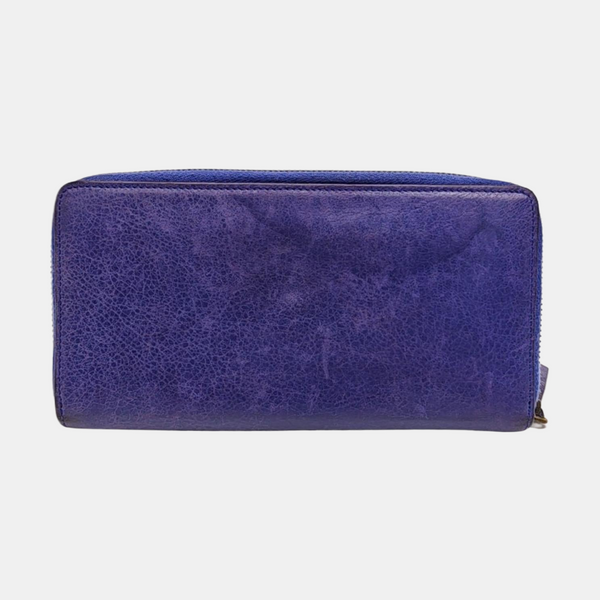 Classic City Lambskin Purple Wallet