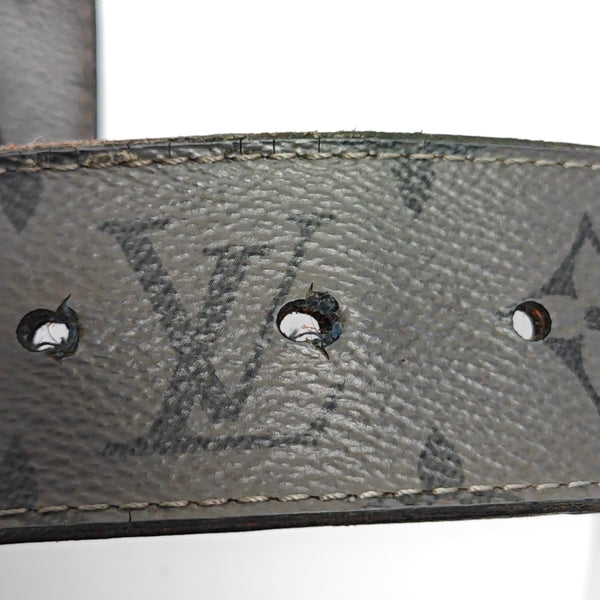 Leather Belt Gray