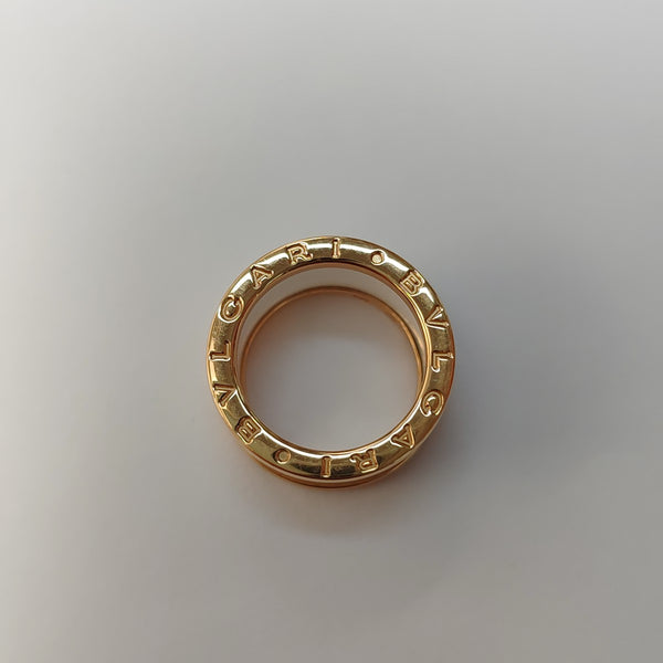 B.ZERO1 18k Rose Gold Ring EU 50