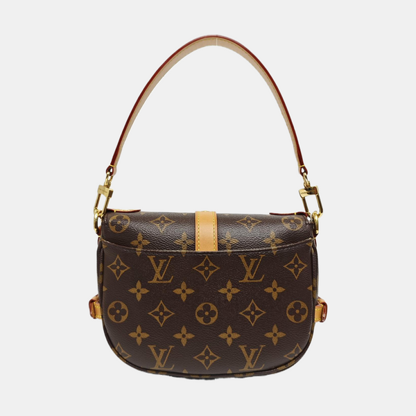 SAUMUR BB Monogram Coated Canvas Brown