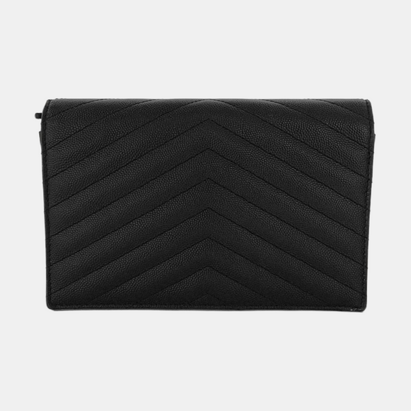MONOGRAM WOC Chevron Calfskin Black