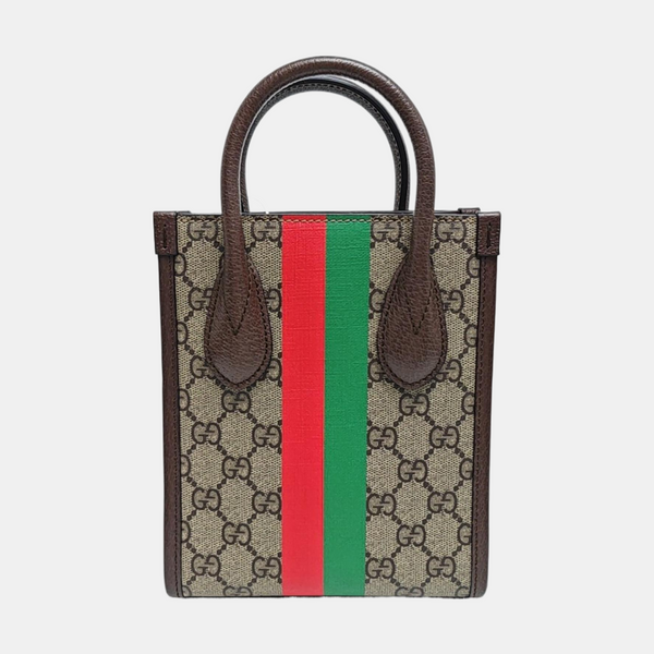 Retro Mini Monogram Coated Canvas Beige