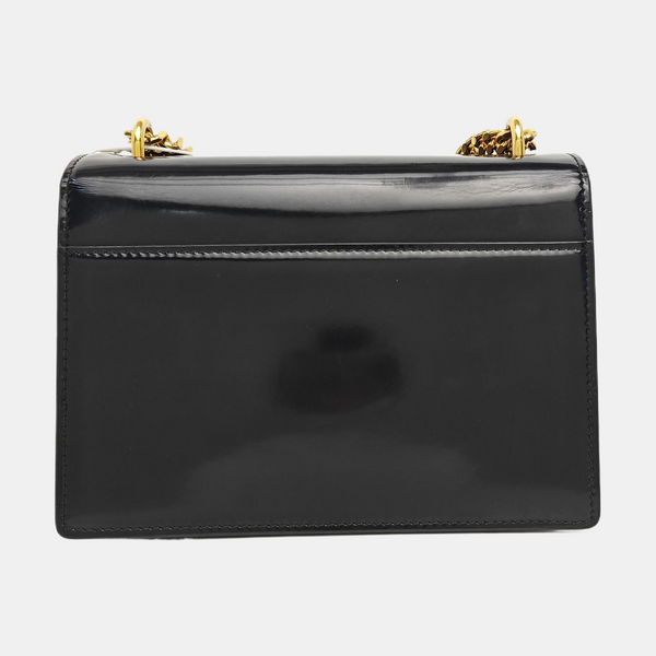 SUNSET Small Patent Leather Black