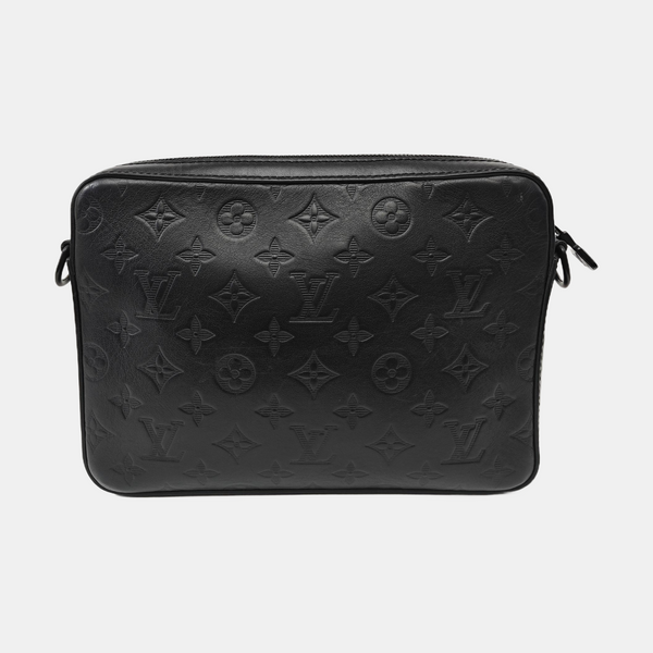 DUO Monogram Calfskin Black
