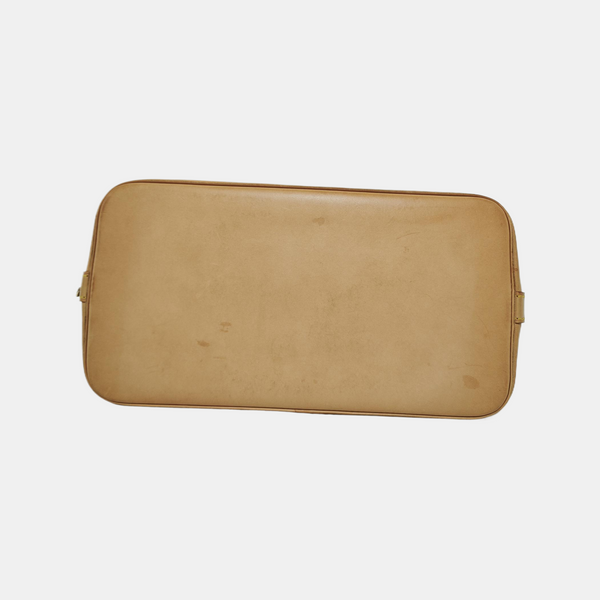 ALMA PM Monogram Coated Canvas Brown