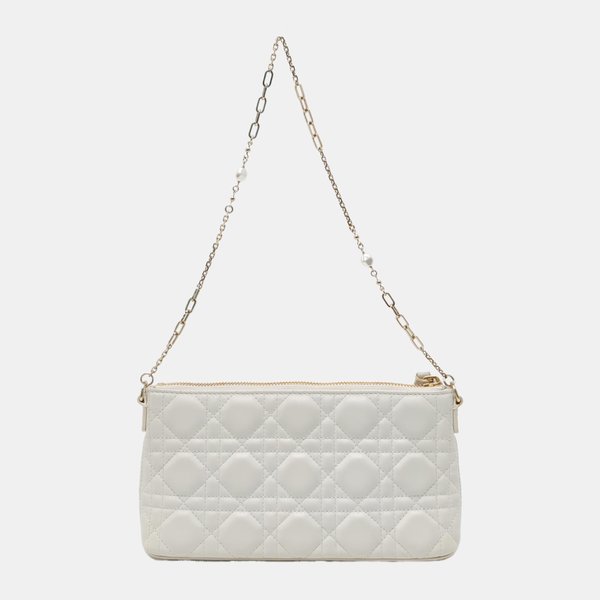 Cannage Calfskin Mini White