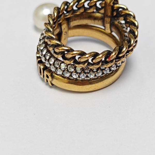 J'adior Metal Gold Ring EU 51