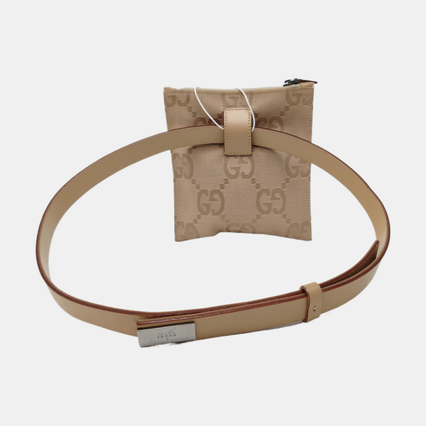 Monogram Canvas Belt Bag Beige