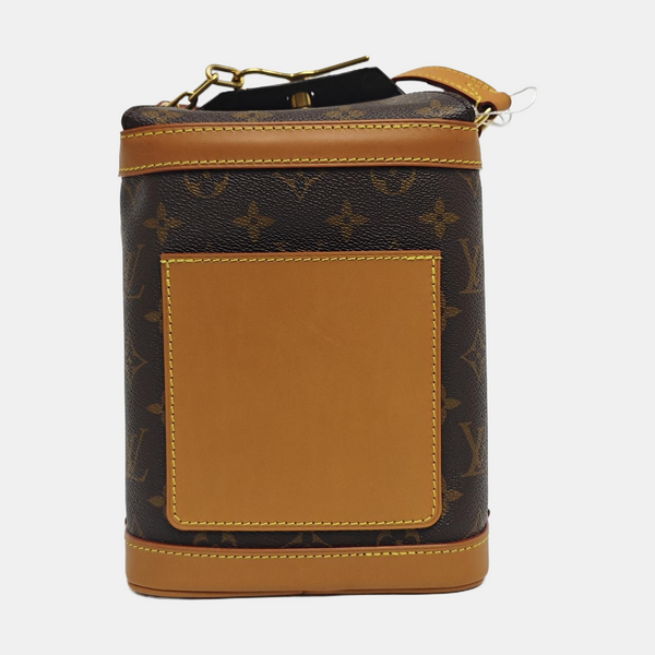 MILK BOX Monogram Coated Canvas Brown