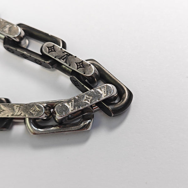 MONOGRAM CHAIN Metal Silver Bracelet