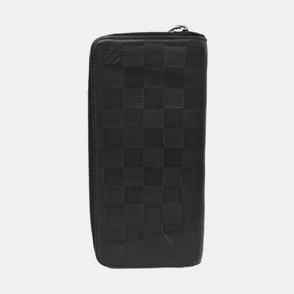 ZIPPY Damier Graphite Calfskin Black Wallet