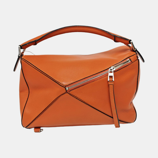 Puzzle Medium Calfskin Orange