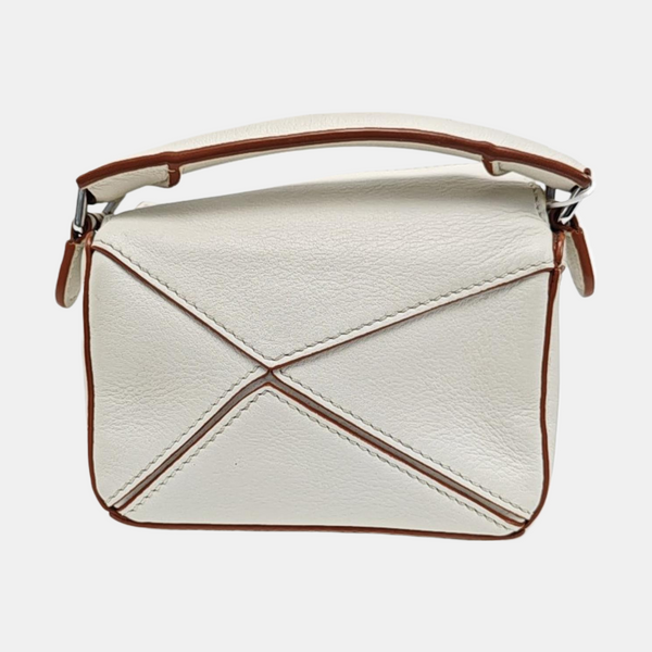 Puzzle Calfskin White