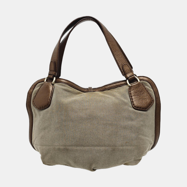 Fabric Tote Bag Beige
