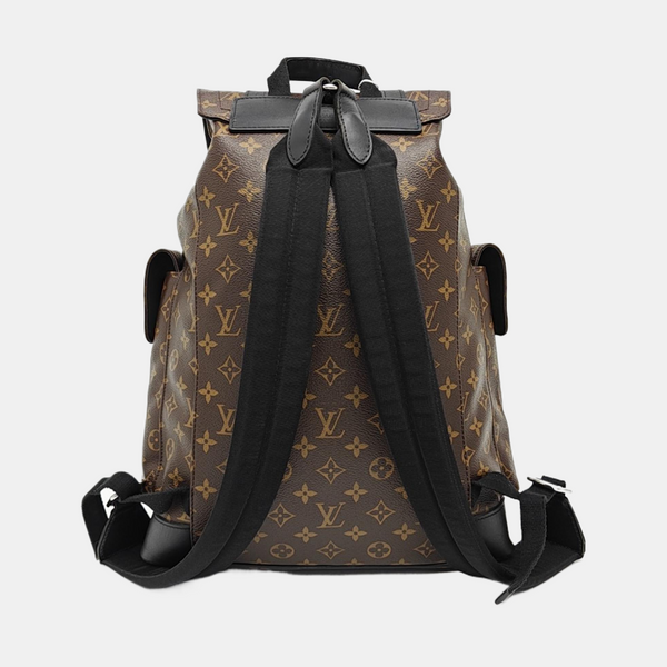 CHRISTOPHER PM Monogram Coated Canvas Brown